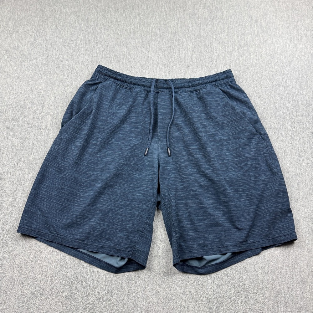 Lululemon Shorts Mens XL Blue Pace Breaker Linerless 9" Updated Workout Gym Run